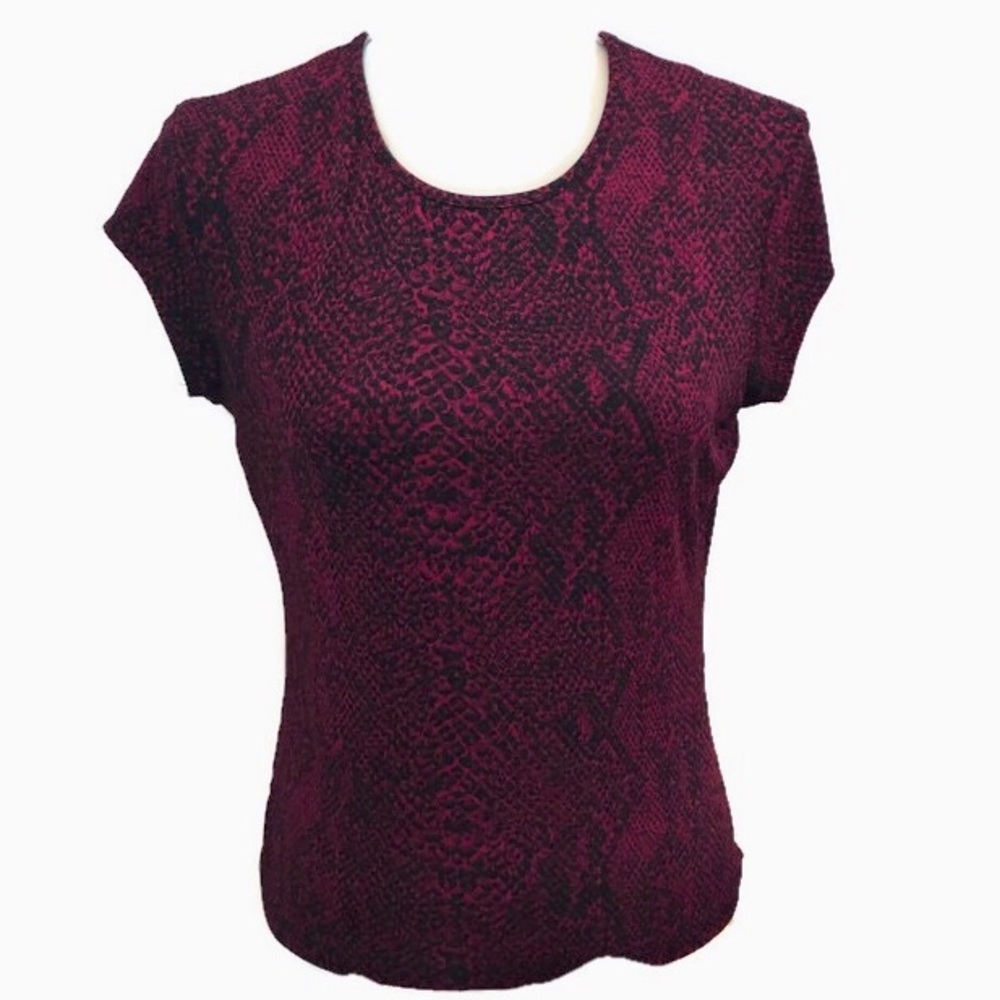 Star City Clothing Co red snakeskin tee